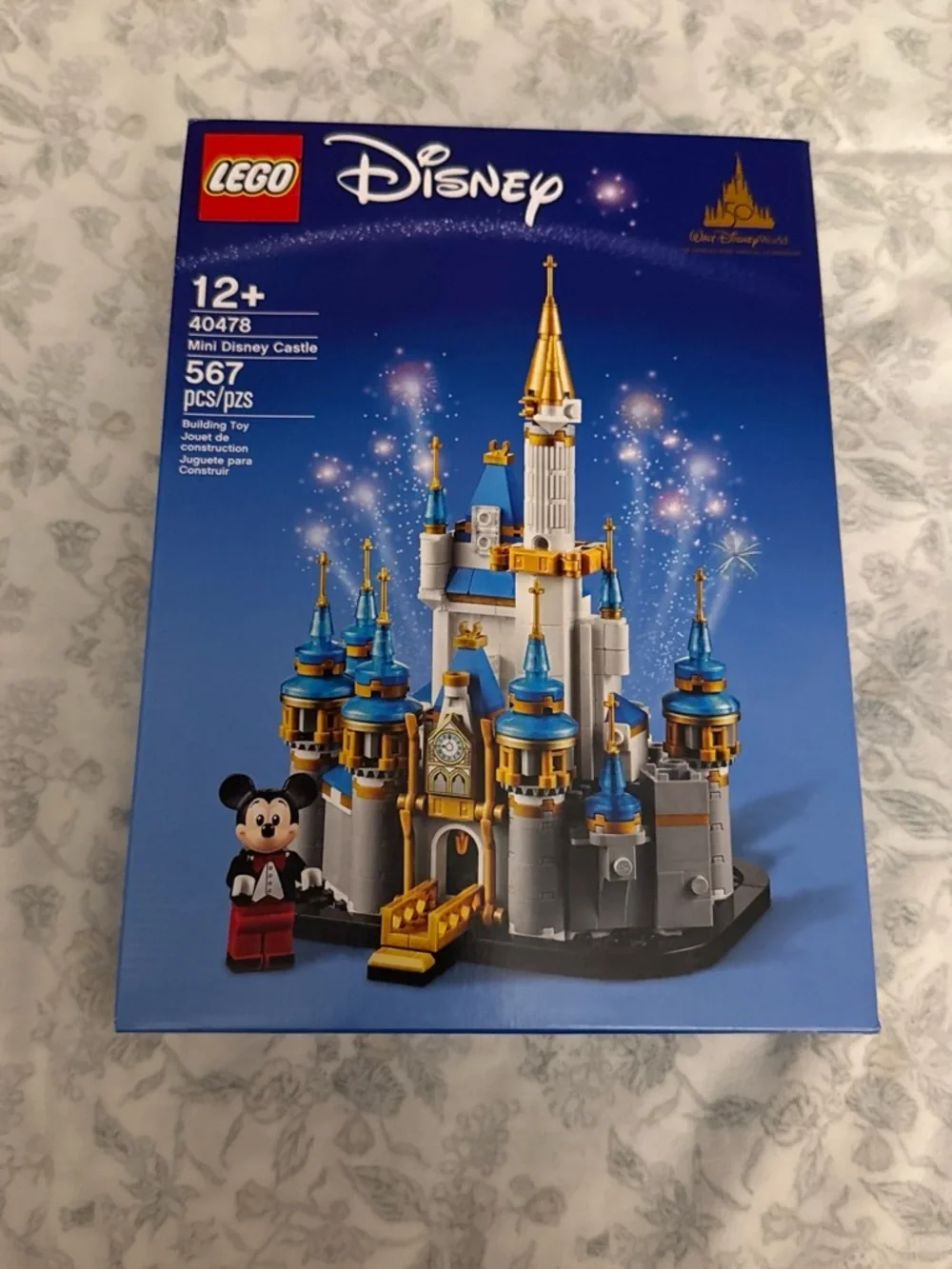 Lego Disney Mini Disney Castle (Blue & Gold) - 40478